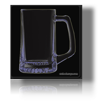Deep Etched 15oz Beer Mug